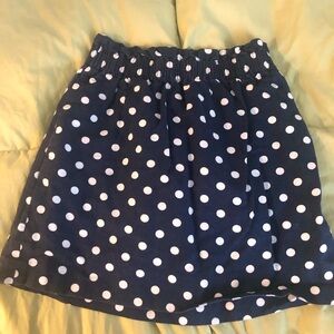 J Crew polka dot “Sidewalk Skirt”